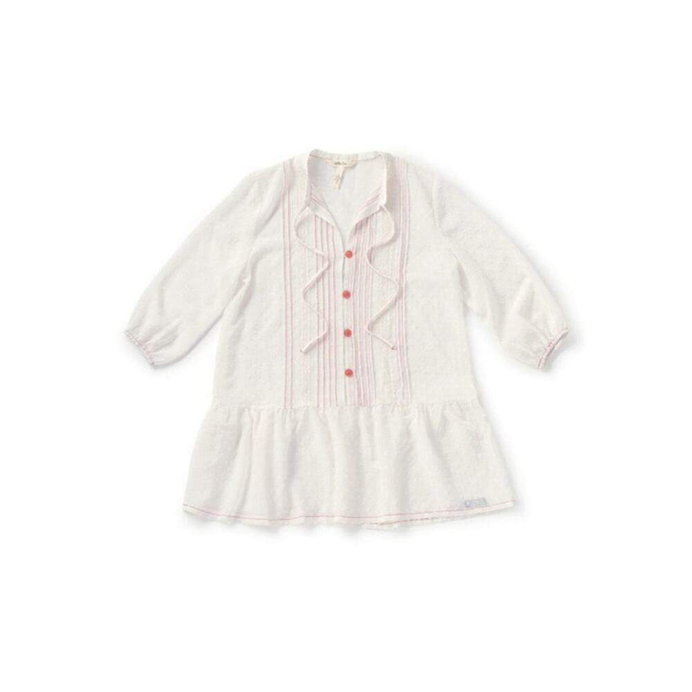 Matilda Jane Light the Way Swiss Dot Blouse White Large - Picture 1 of 9